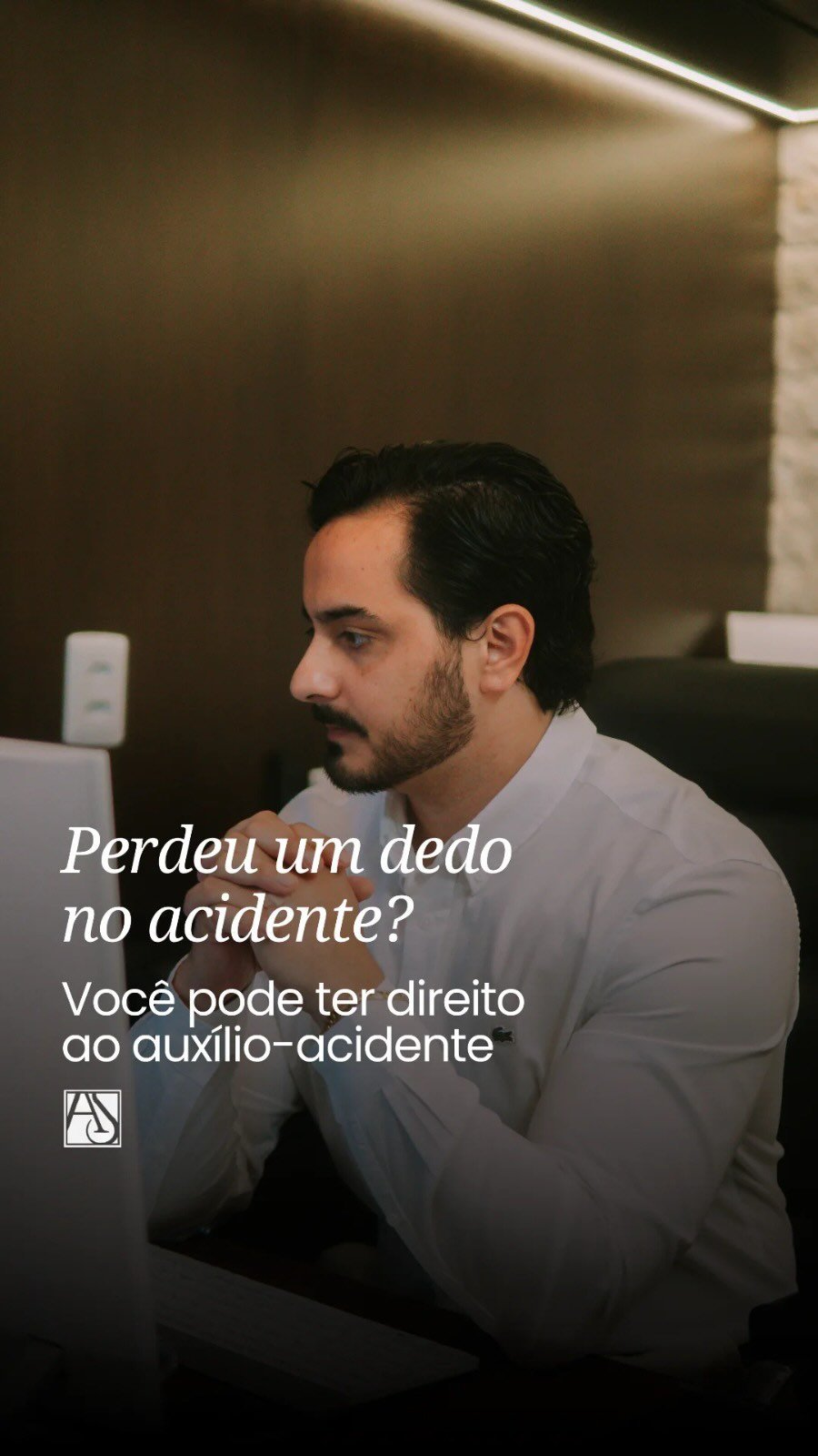 Perda total ou parcial de dedo após acidente